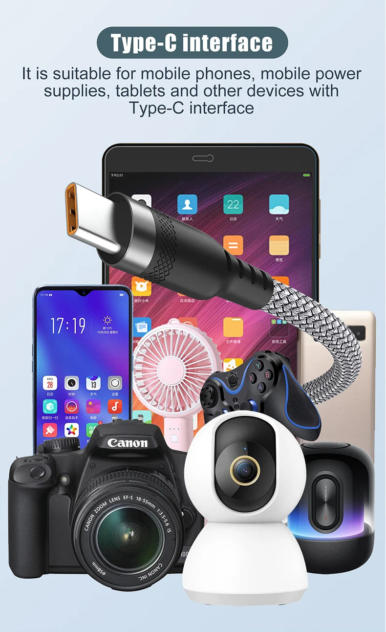 USB TYPE C Fast Charge Cable LIGHTNING 3m 5 Meters USB C Android Micro USB Extend Charging Cable for iPhone 14 Xiaomi OnePlus - THOOBO!