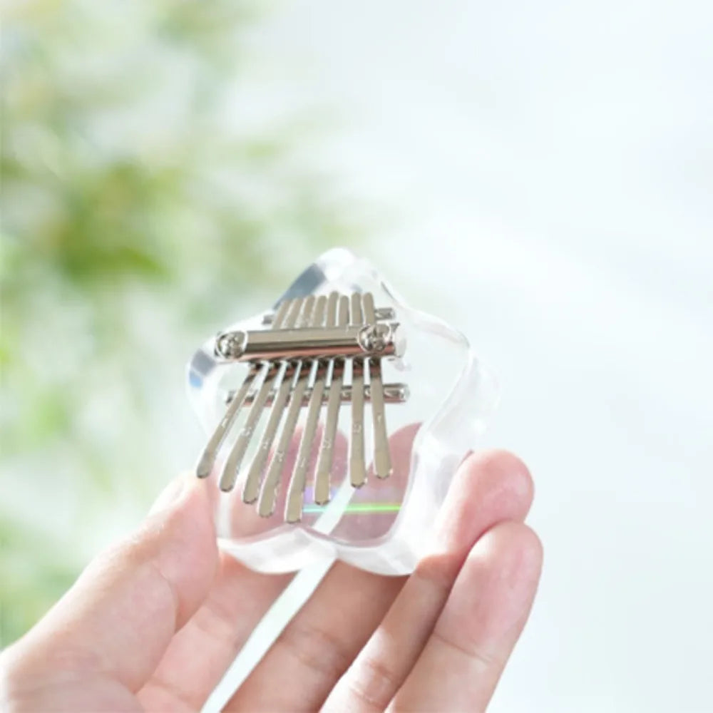 Piano Pendant 8 Key Finger Thumb Piano Marimba Musical Adult Beginners Kalimba Mini Thumb Piano Good Accessory Pendant Gift - THOOBO!