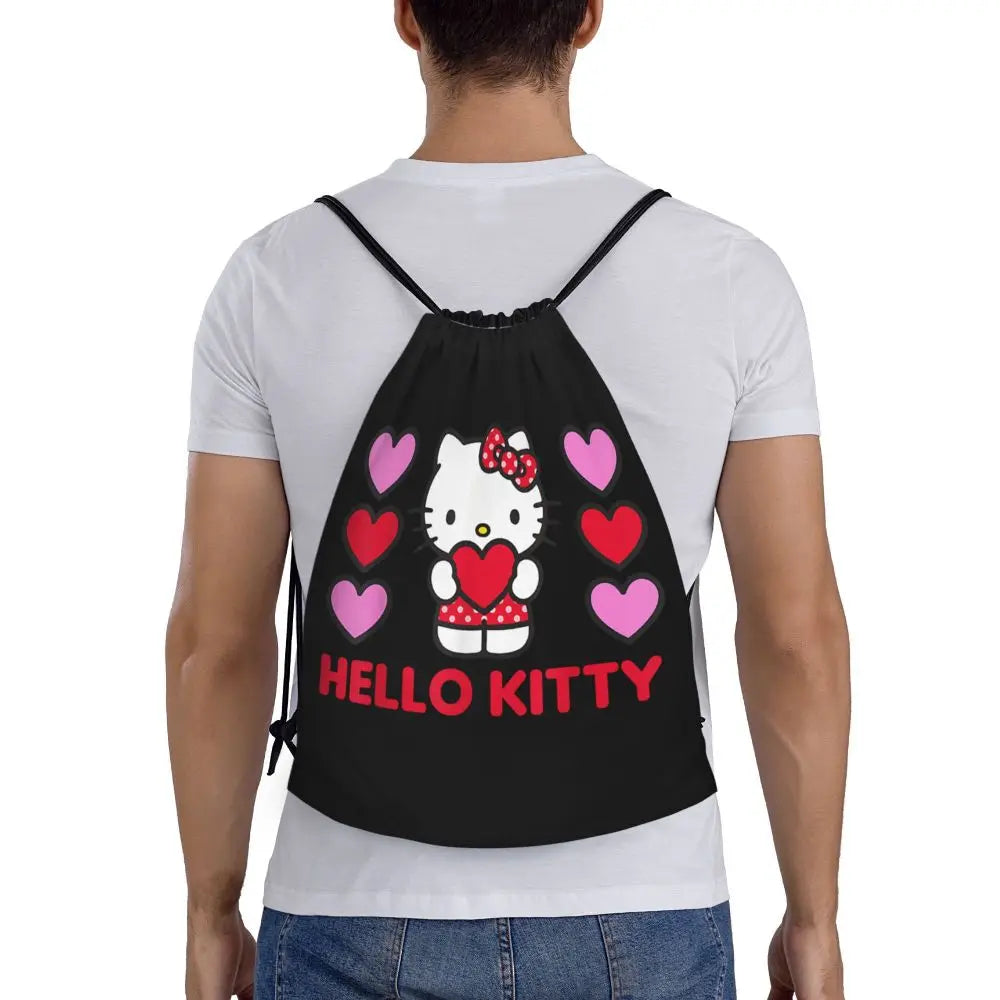 Hello Kitty Drawstring Backpack — Cute Strength, Daily Charm, Universal Smile