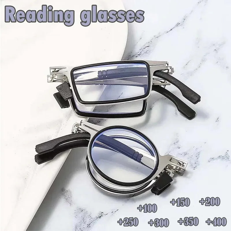 MOONBIFFY Fold & Focus – Portable Smart Folding Blue Light Reading Glasses for Men & Women 👓✨ - THOOBO!