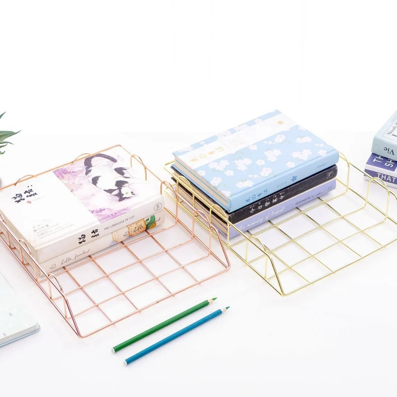 Wall Newspaper Magazine Racks Nordic Metal Iron Wall Hanging Holder Book Shelf Storage Organizer DIY Home Storage Decoration - THOOBO!