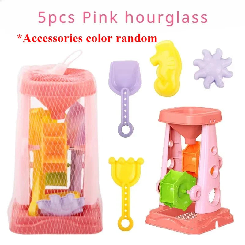 Baby Beach Sand Toys Set with Car, Shovel & Sprinkler Tools