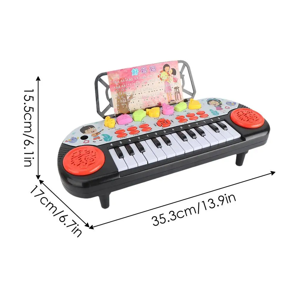 Kids Electronic Piano Keyboard Portable Education Toys Musical Instrument Christmas Gift For Child Beginner - THOOBO!