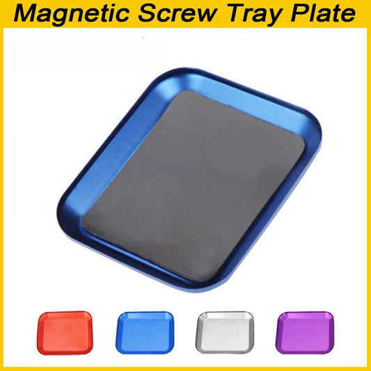 ScrewMate Pro – Magnetic RC Repair Tray | Aluminum Alloy Parts Holder for Cars, Boats, Planes, Crawlers, SCX10, D90 & D110