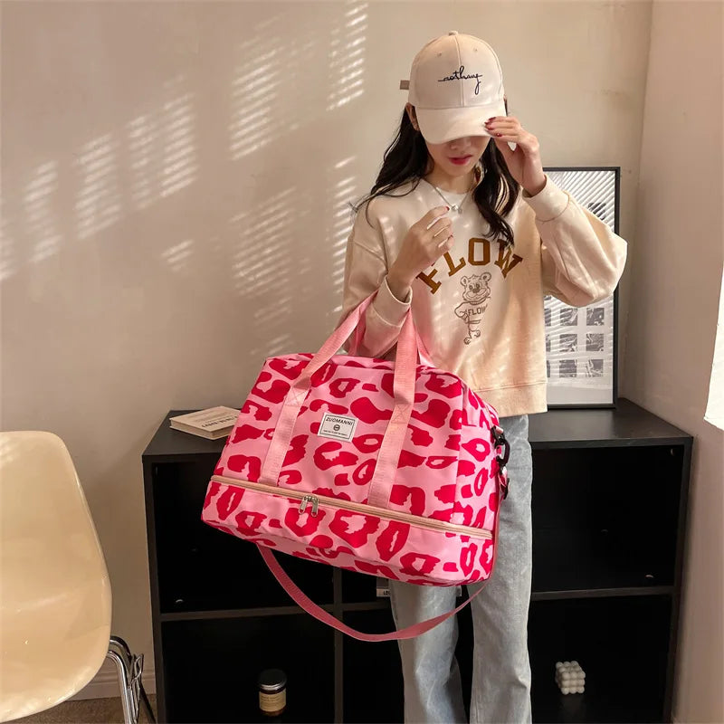 SkyVault Oxford — Waterproof Large-Capacity Travel & Gym Tote for Fashion, Fitness, and Flight