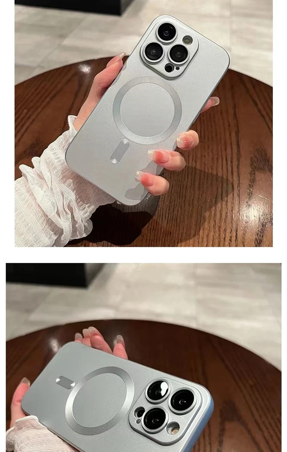 Original For Magsafe Magnetic Case For iPhone 16 13 12 11 14 15 Pro Max Matte Shockproof Cover Wireless Charge Phone Accessories - THOOBO!