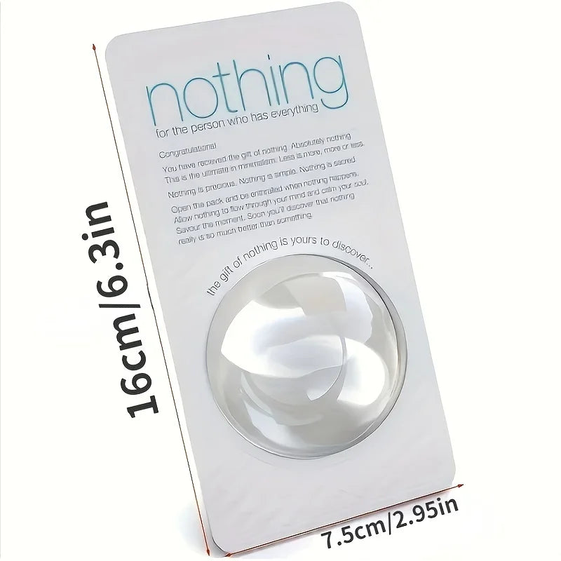 “The Gift of Nothing” – The Ultimate Funny Minimalist Gag Gift for People Who Have Everything 🎁😂