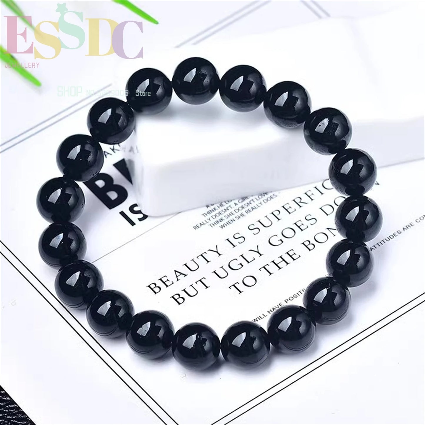 Tiger Eye & Hematite Energy Bracelet – Magnetic Healing Beads for Strength, Balance & Happy Vibes ✨