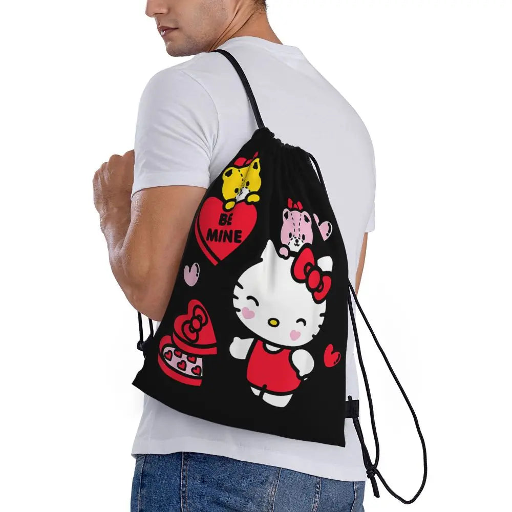 Hello Kitty Drawstring Backpack — Cute Strength, Daily Charm, Universal Smile