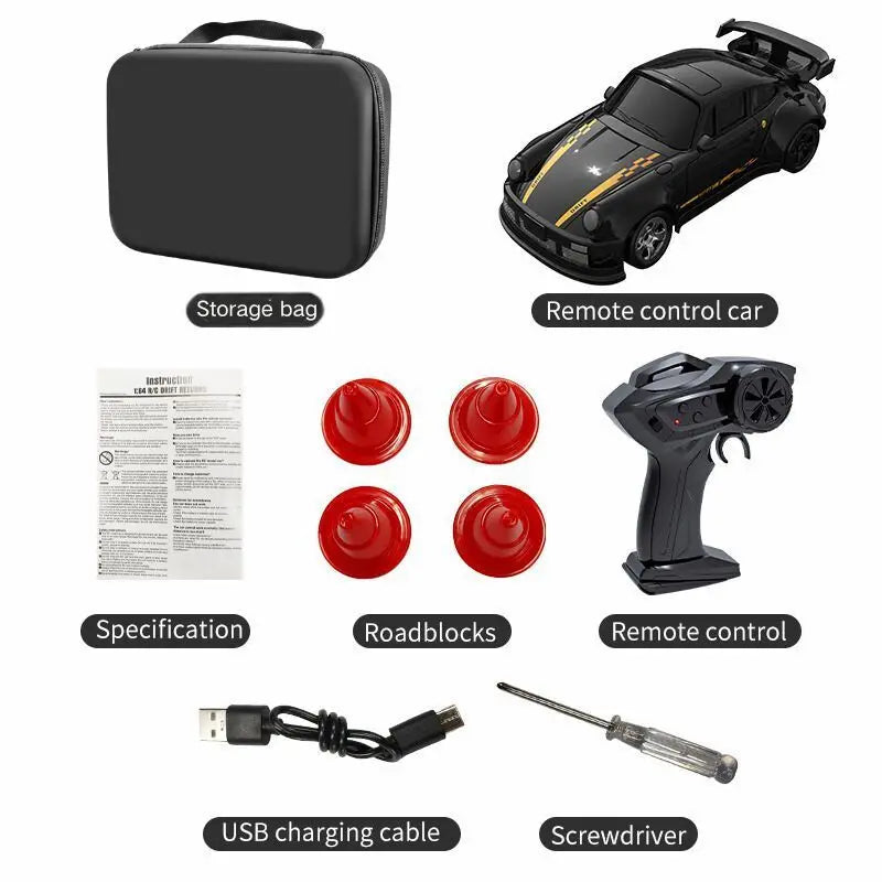 2025 KF20 1:64 Drift RC Car 4-Wheel Remote Control Racing Toy