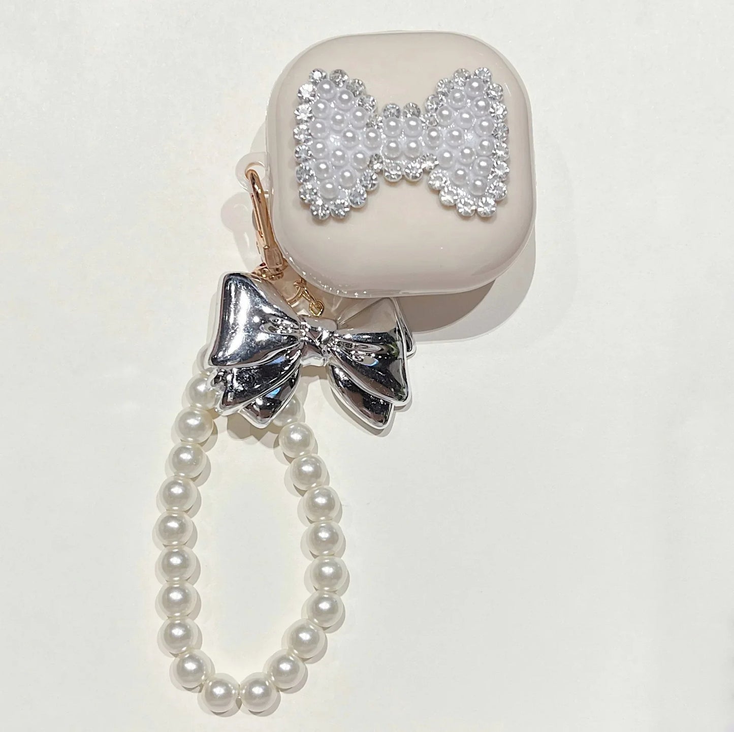 New DIY Fro Samsung Galaxy Buds FE 2 Pro Live Earphone Cover, Suitable for Samsung Galaxy Bugs 3 Pro Buds 3, with Keychain