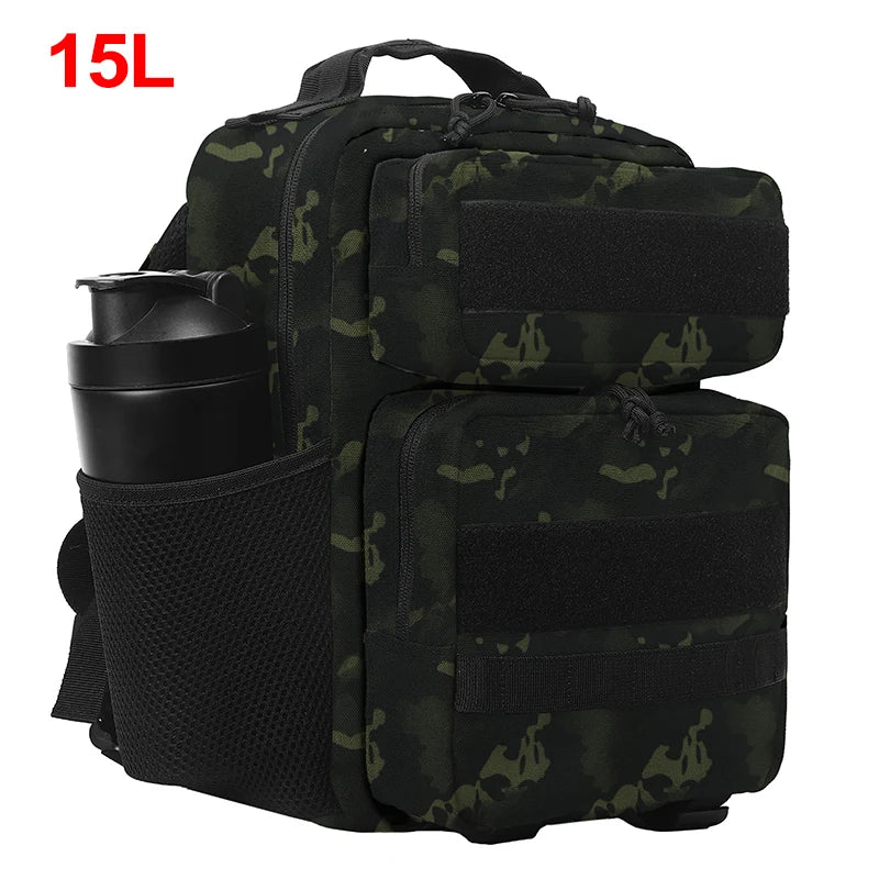 SkyRanger 15L Tactical Daypack — Waterproof Outdoor Gym & Travel Backpack for Everyday Adventure