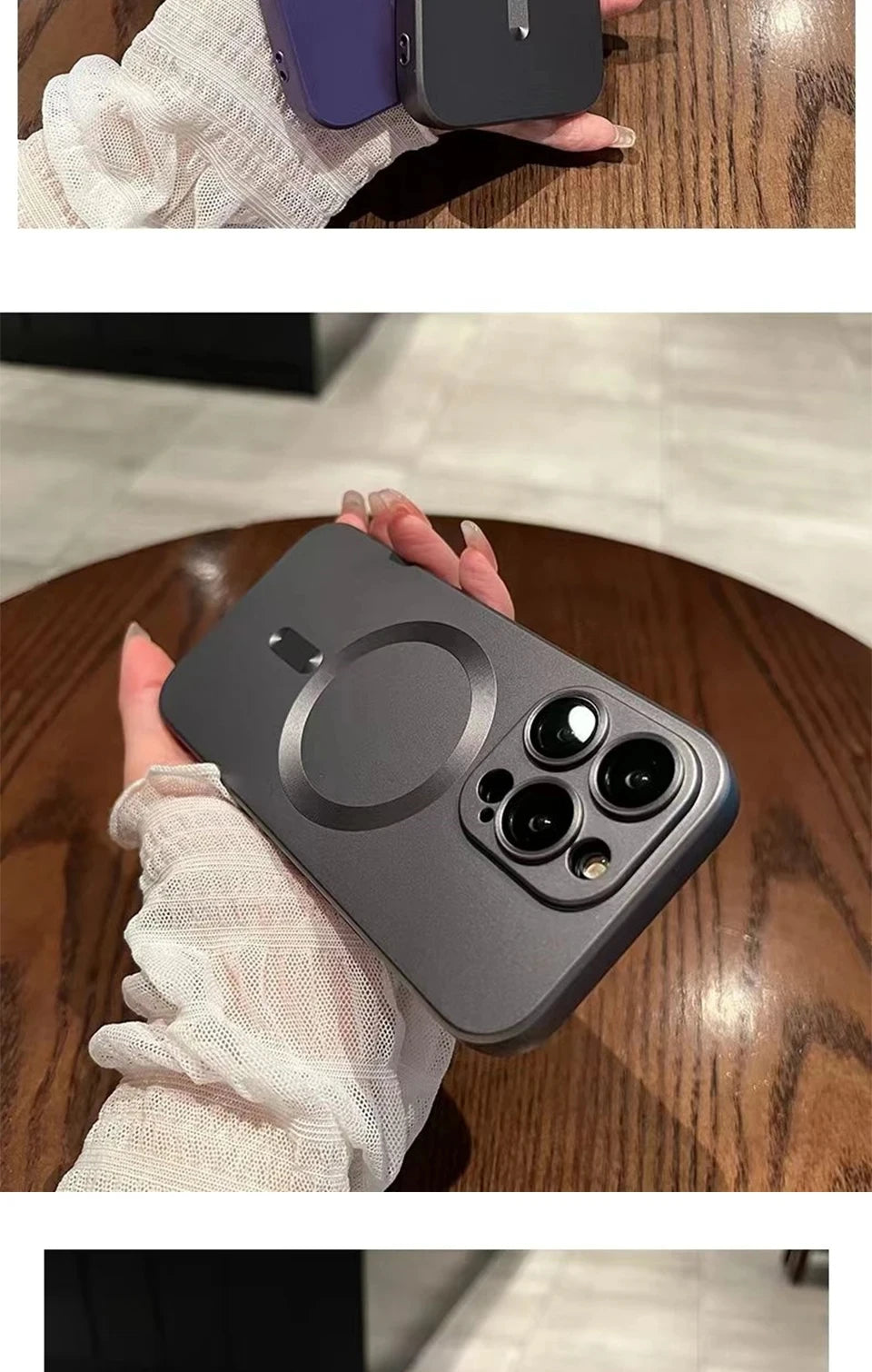 Original For Magsafe Magnetic Case For iPhone 16 13 12 11 14 15 Pro Max Matte Shockproof Cover Wireless Charge Phone Accessories - THOOBO!