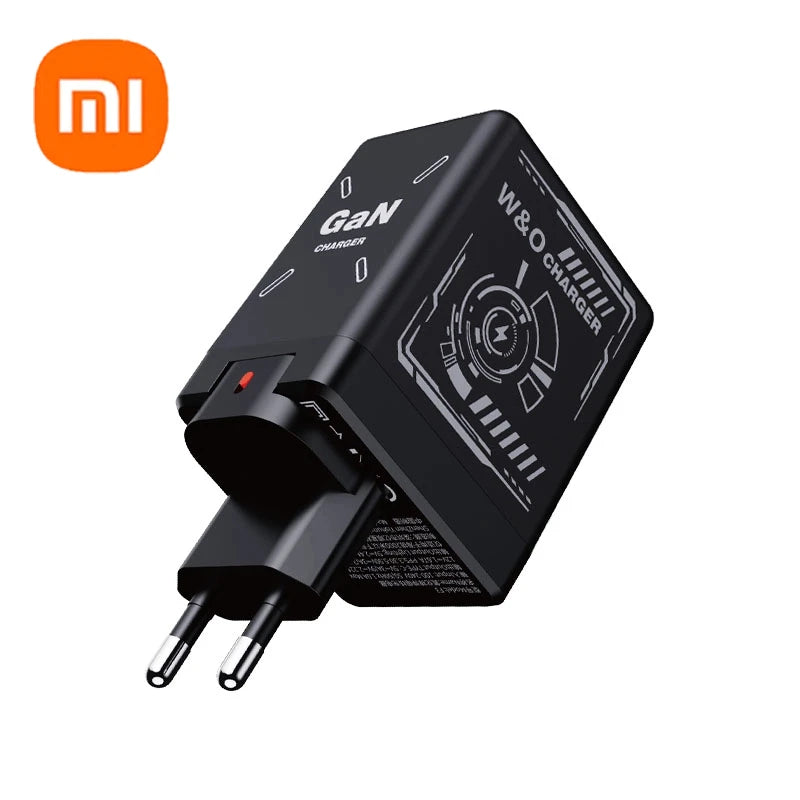 Xiaomi GaN 120W Ultra Fast Charger with Retractable Dual Type-C Cable – Holiday Power in Your Pocket