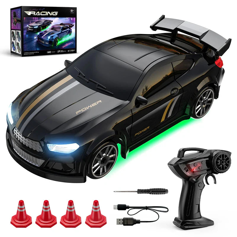 1/64 Scale Drift RC Car 4WD Mini Racing Model with 2.4GHz Remote