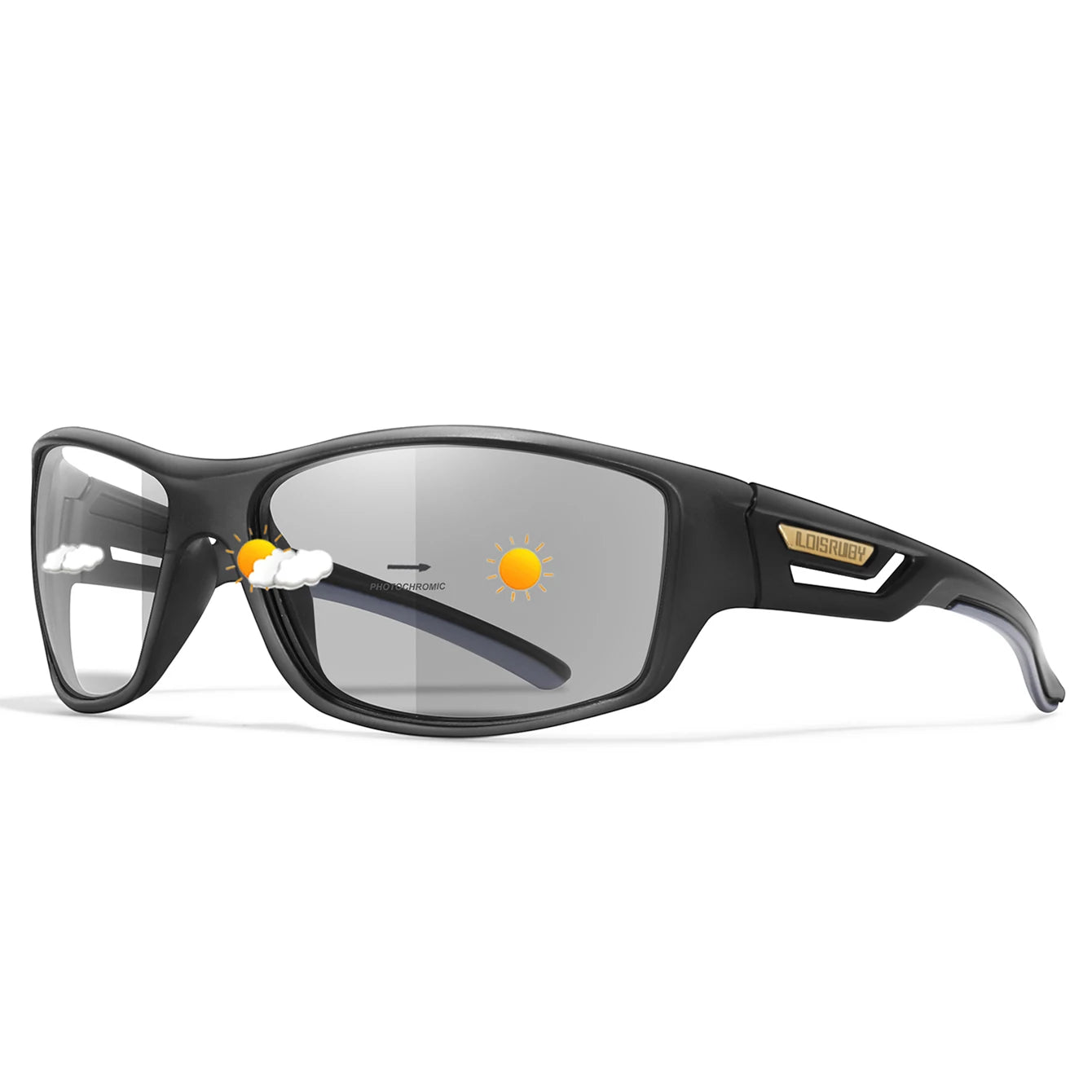 LOISRUBY CamoShift Photochromic Cycling Sunglasses – Road-Ready Vision for Every Light & Every Ride - THOOBO!