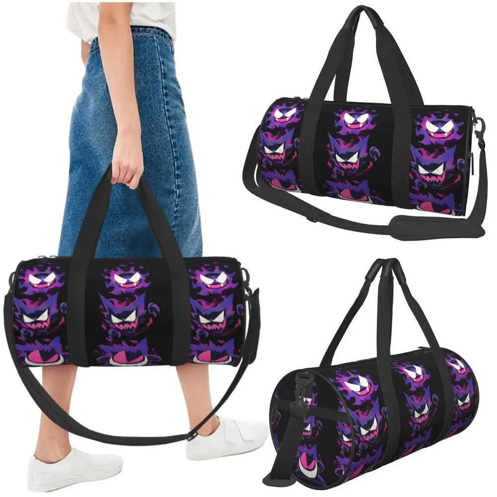 Gengar ShadowPack — Large Waterproof Pokémon Travel & Gym Duffle Bag for Hardcore Trainers