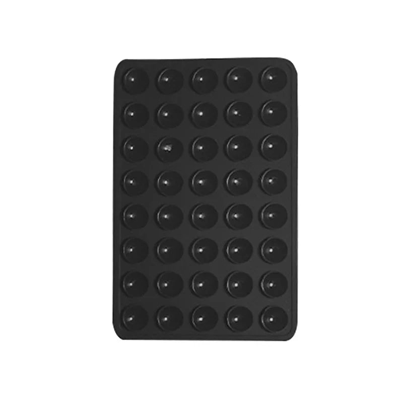 Silicone Suction Pad Double Sided For Mobile Phone Fixture Suction Cup Backed Adhesive Silicone Rubber Sucker Pad For Fixing