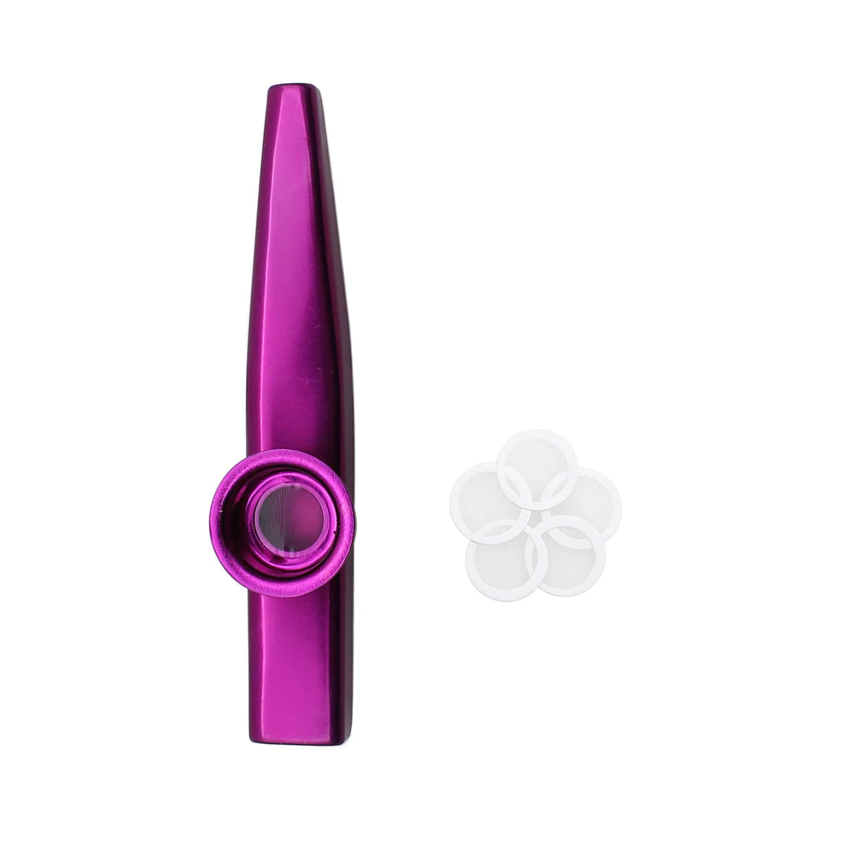 Metal Kazoo Musical Instruments Flutes Diaphragm Mouth Kazoos Musical Instruments Good Companion for Guitar - THOOBO!