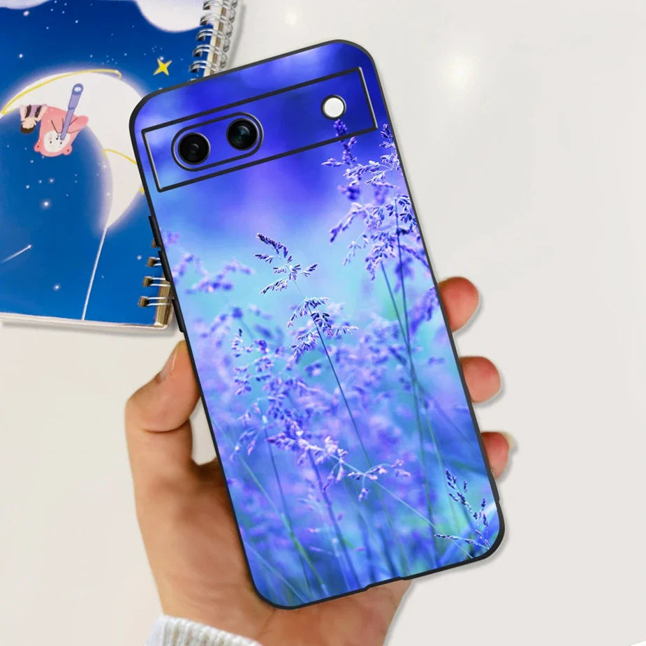For Google Pixel 8A Case Stylish Painted Cover Soft TPU Shockproof Phone Case For Google Pixel 8 Pro Pixel8A Fundas Coque Bumper