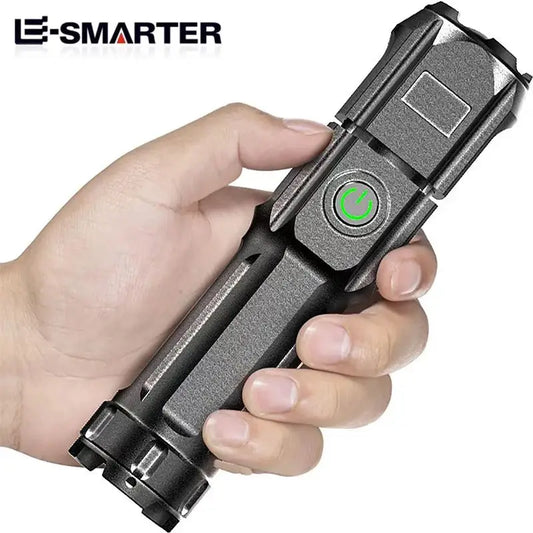 Pocket Beam Bazooka – Rechargeable Tactical Zoom Flashlight with 4 Modes & Long-Range Stormproof Power - THOOBO!