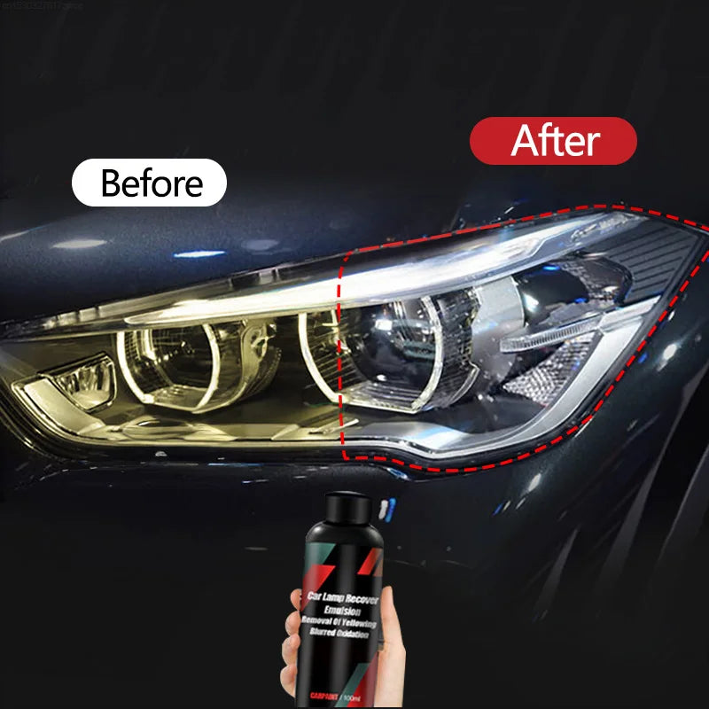 Headlight Hero Crystal-Clear Car Light Restoration & Polishing Kit – Fix Foggy, Yellowed, Oxidized Headlamps Fast - THOOBO!