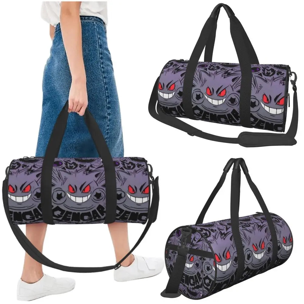 Gengar ShadowPack — Large Waterproof Pokémon Travel & Gym Duffle Bag for Hardcore Trainers