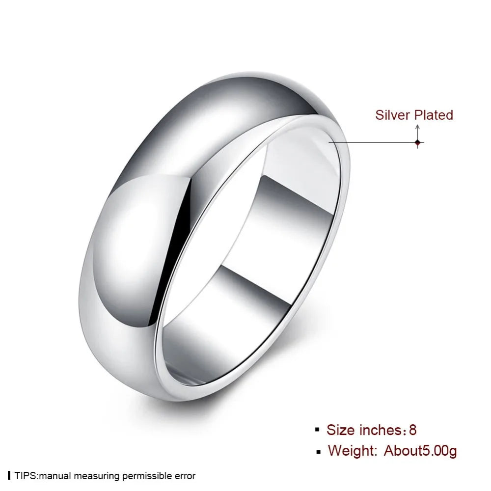 PureCircle 925 Ring — Minimal Shine, Maximum Meaning (Sizes 5–11, GDTC-Certified)