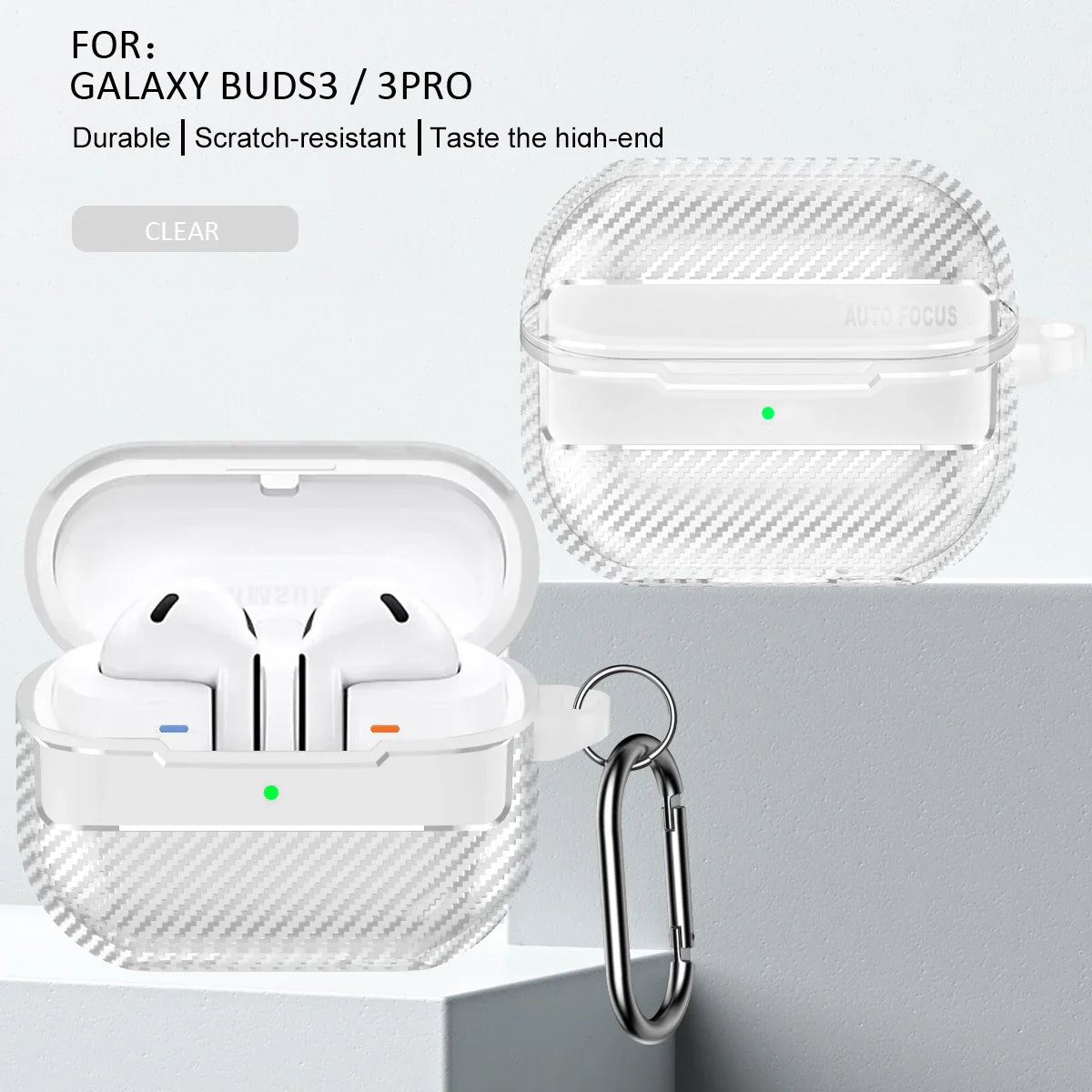 Protective Case For Samsung Galaxy Buds 3 / Buds 3 Pro Cover Earbuds Accessories Shockproof Bags Coque Capa Funda