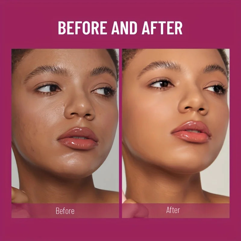 New Sponge Head Concealer for Dark Circles Freckles Acne Pigmentation and Blemishes Long Lasting Moisturizing Liquid Foundation - THOOBO!