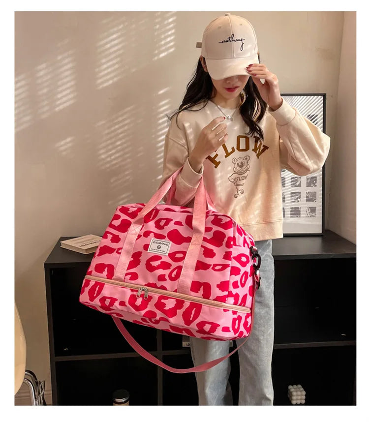 SkyVault Oxford — Waterproof Large-Capacity Travel & Gym Tote for Fashion, Fitness, and Flight