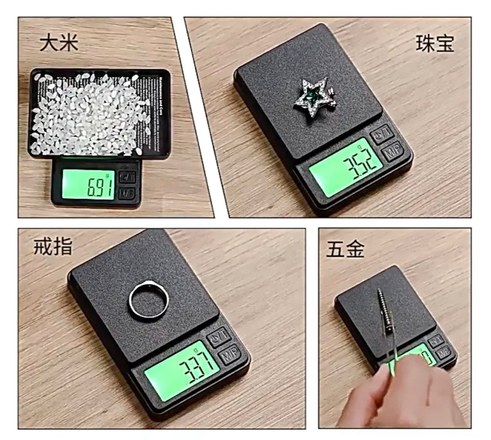PRECISION PIXEL Mini Jewelry Scale – 0.01g Accuracy Pocket Weighing Wizard for Gold, Gems & Herbs - THOOBO!