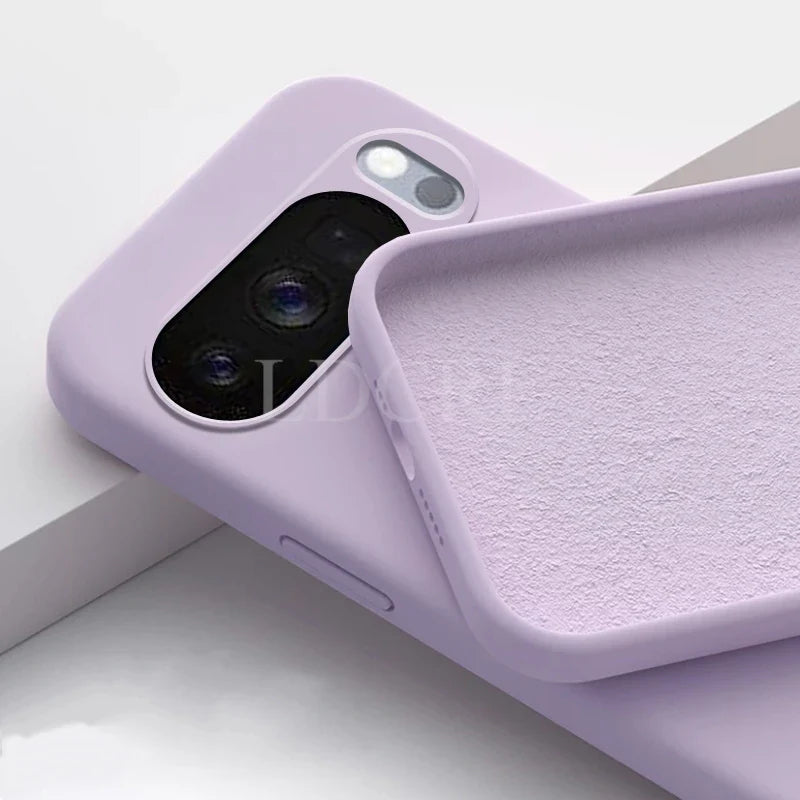 Liquid Silicone Plain Cover For Google Pixel 10 Pro Case Pixel 10 Pro Cover TPU Rubber Phone Protect Case Pixel 10 Pro X6 Cover