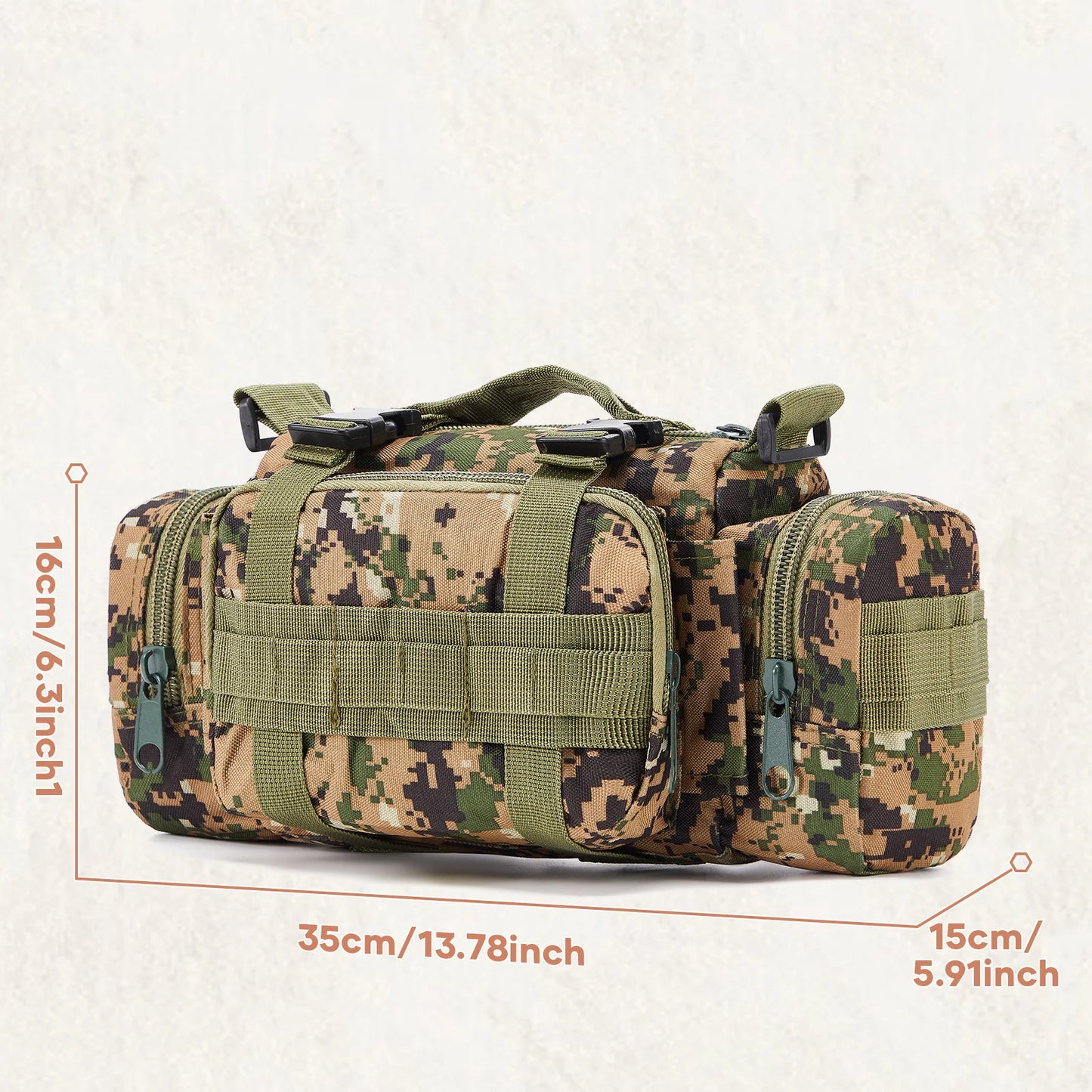 Tactical Shoulder Bag Military Backpack Outdoor Mini Travel Duffle Bag Messenger Bag Small Camouflage Gym Bag Hunting Camping