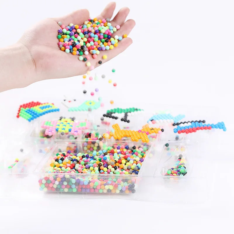 DIY Water Spray Magic Beads Craft Kit for Kids (Crystal Beads Set)