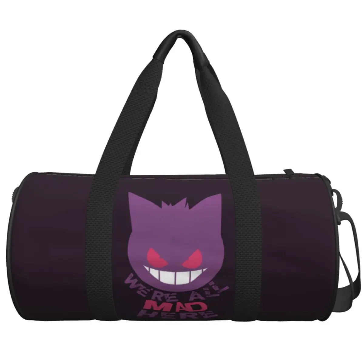 Gengar ShadowPack — Large Waterproof Pokémon Travel & Gym Duffle Bag for Hardcore Trainers