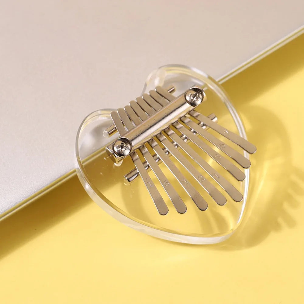 Piano Pendant 8 Key Finger Thumb Piano Marimba Musical Adult Beginners Kalimba Mini Thumb Piano Good Accessory Pendant Gift - THOOBO!
