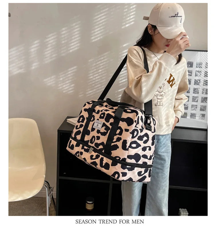 SkyVault Oxford — Waterproof Large-Capacity Travel & Gym Tote for Fashion, Fitness, and Flight