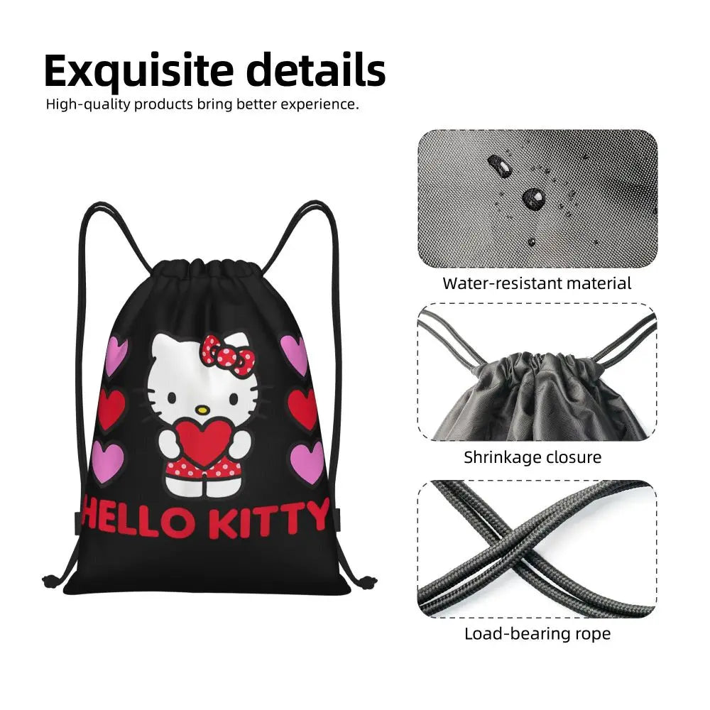 Hello Kitty Drawstring Backpack — Cute Strength, Daily Charm, Universal Smile