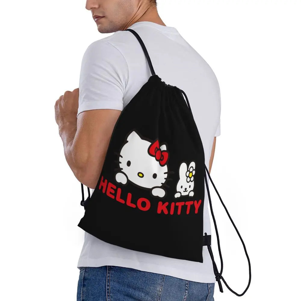 Hello Kitty Drawstring Backpack — Cute Strength, Daily Charm, Universal Smile