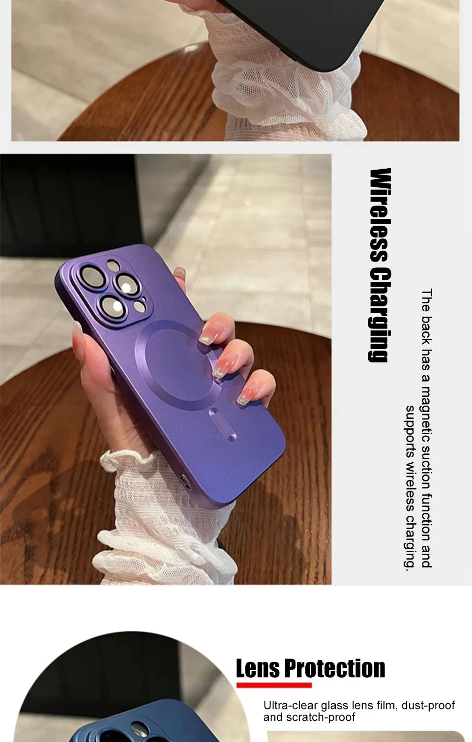 Original For Magsafe Magnetic Case For iPhone 16 13 12 11 14 15 Pro Max Matte Shockproof Cover Wireless Charge Phone Accessories - THOOBO!