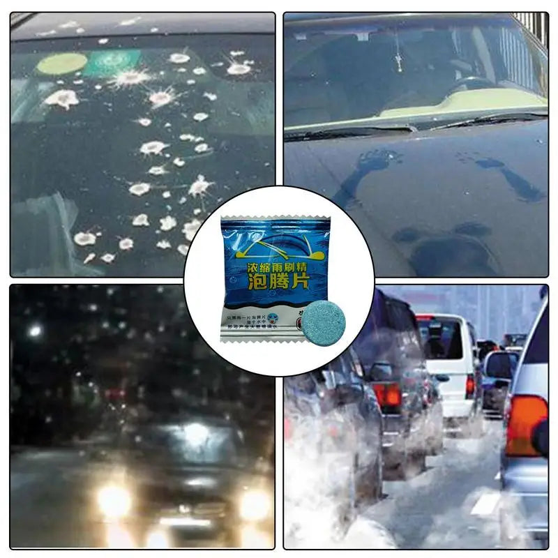 BubbleBlast Blue: Magic Windshield Washer Tablets – Just Drop, Dissolve & Drive