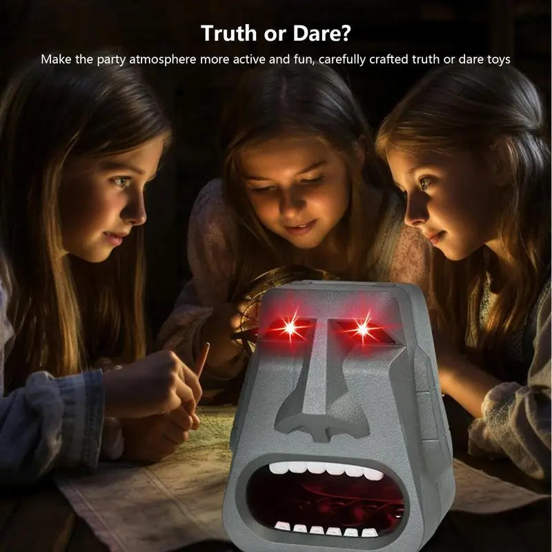 Lies Detector Two Modes Gargoyle Shock Finger Game Lighting And Sound Effects Electric Shock Roulette Test Tricky Game For Kids - THOOBO!