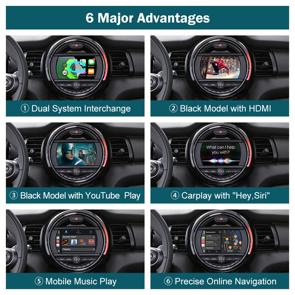 MiniJoy Wireless CarPlay System – Plug-In Happiness for Your MINI Cooper Adventure