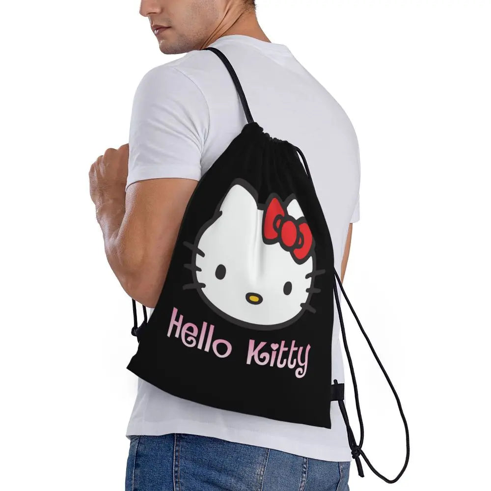 Hello Kitty Drawstring Backpack — Cute Strength, Daily Charm, Universal Smile