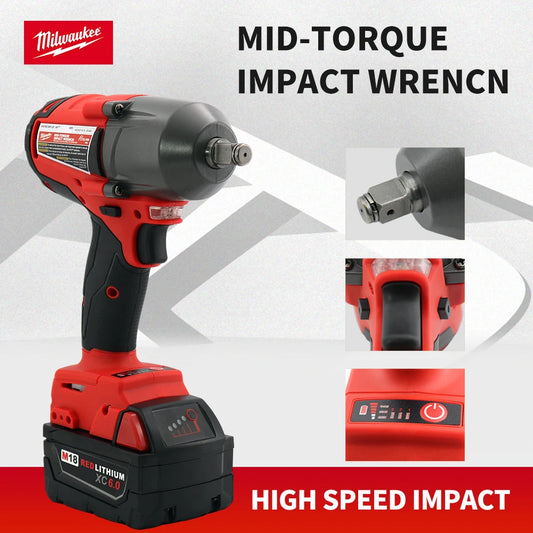 BoltKicker X18 – Milwaukee 18V Brushless Mid-Torque Impact Wrench for Car, Truck & Garage Glory