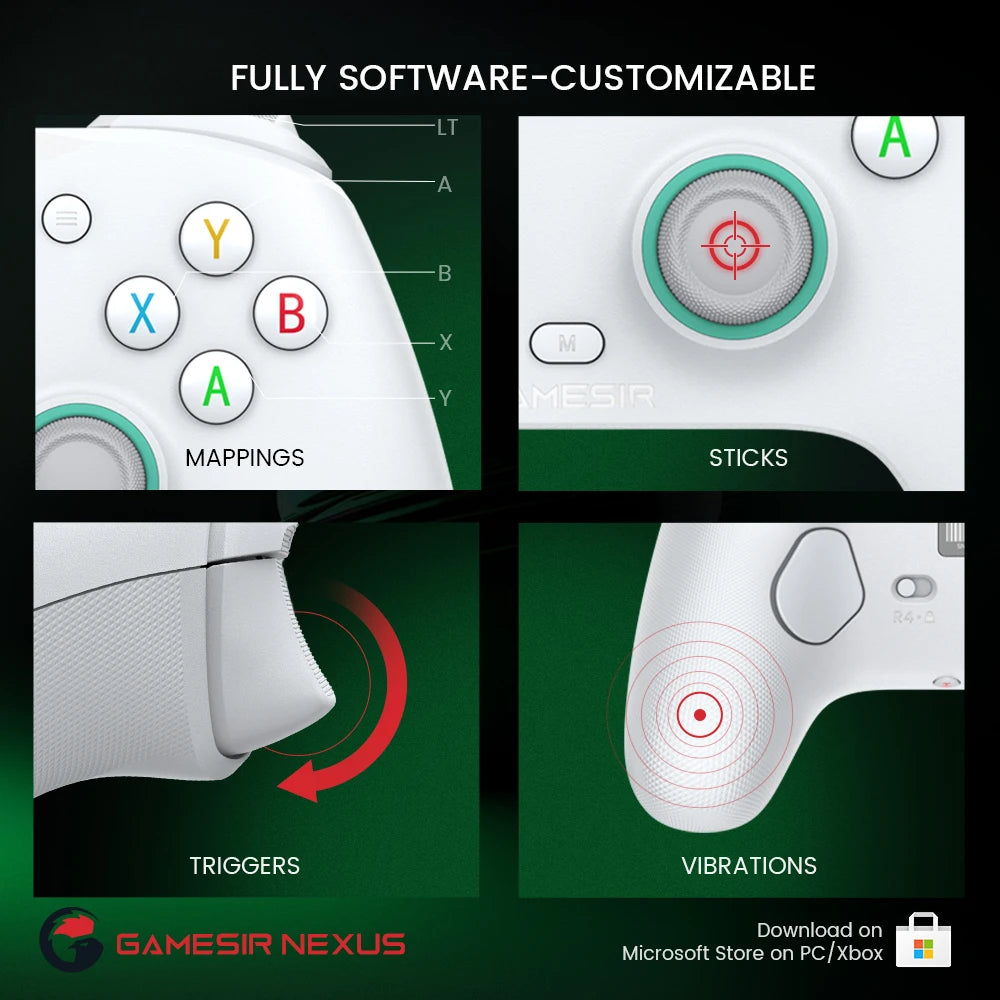 GameSir G7 SE Elite Wired Gamepad – Xbox Precision Meets PC Power with Hall Joysticks & Custom Panels