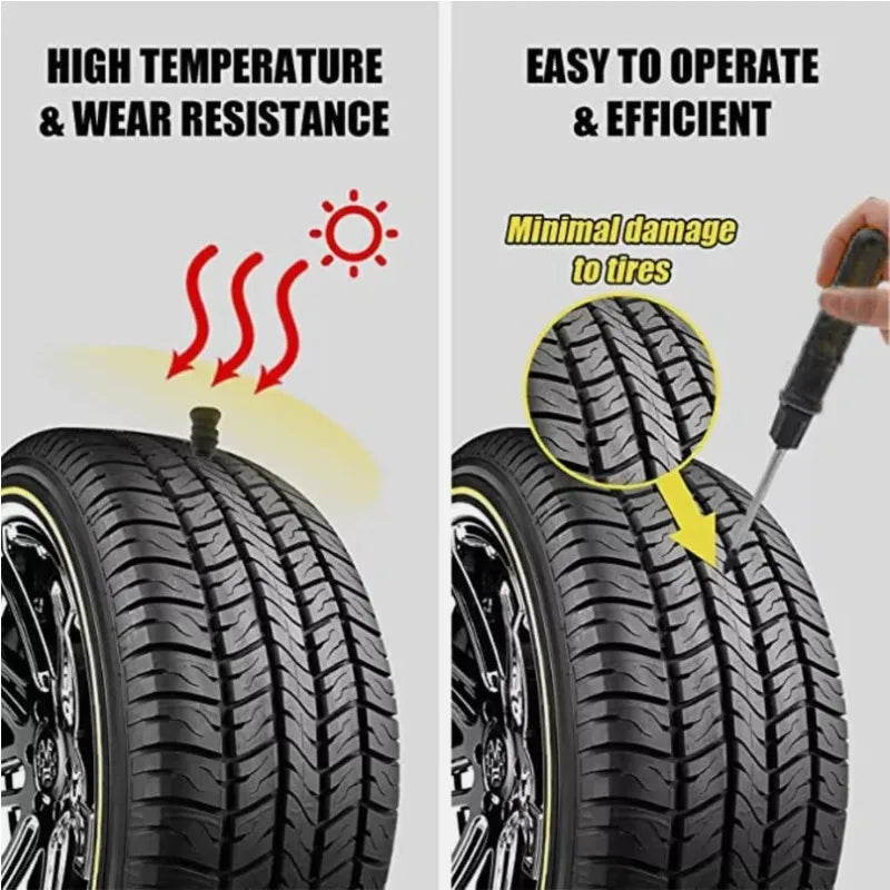 QuickFix Tire Repair Nails – Roadside Hero Kit for Cars, Bikes & Motorcycles 🛞⚡