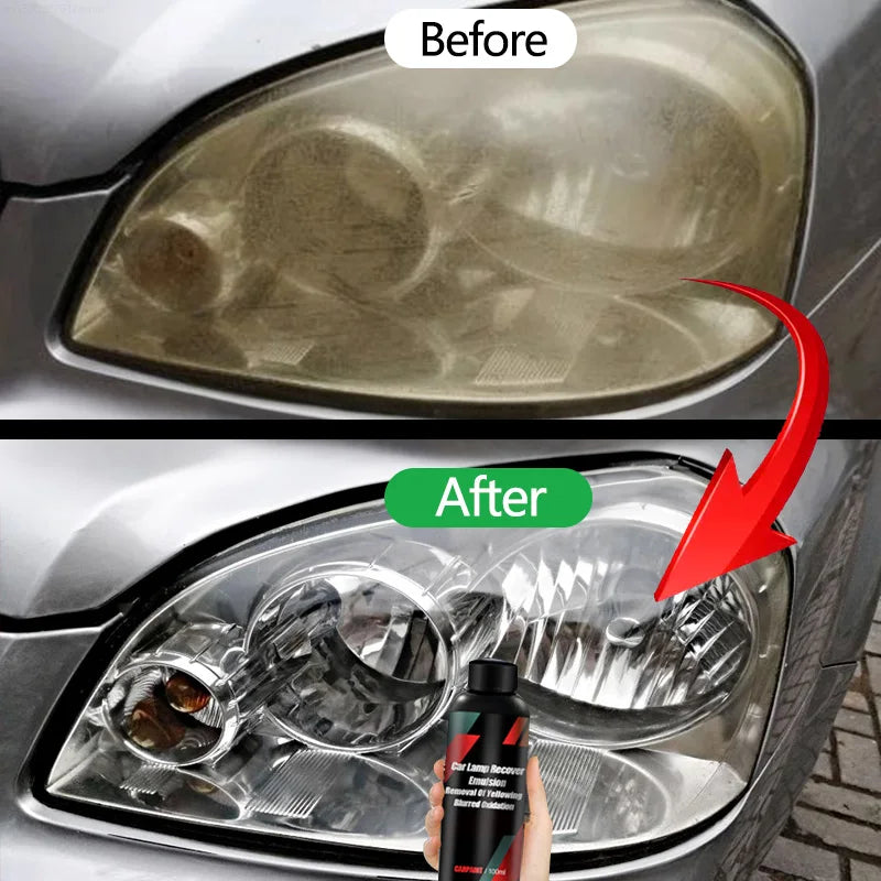 Headlight Hero Crystal-Clear Car Light Restoration & Polishing Kit – Fix Foggy, Yellowed, Oxidized Headlamps Fast - THOOBO!