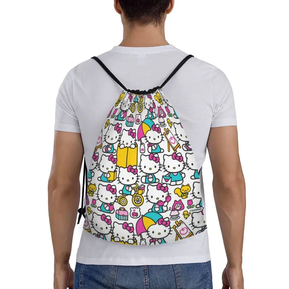 Hello Kitty Drawstring Backpack — Cute Strength, Daily Charm, Universal Smile